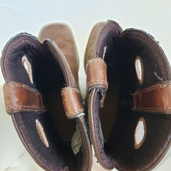 Durango® Lil Rebel Pro™ Youth Teal Western Boot Size 1 - Picture 5 of 14